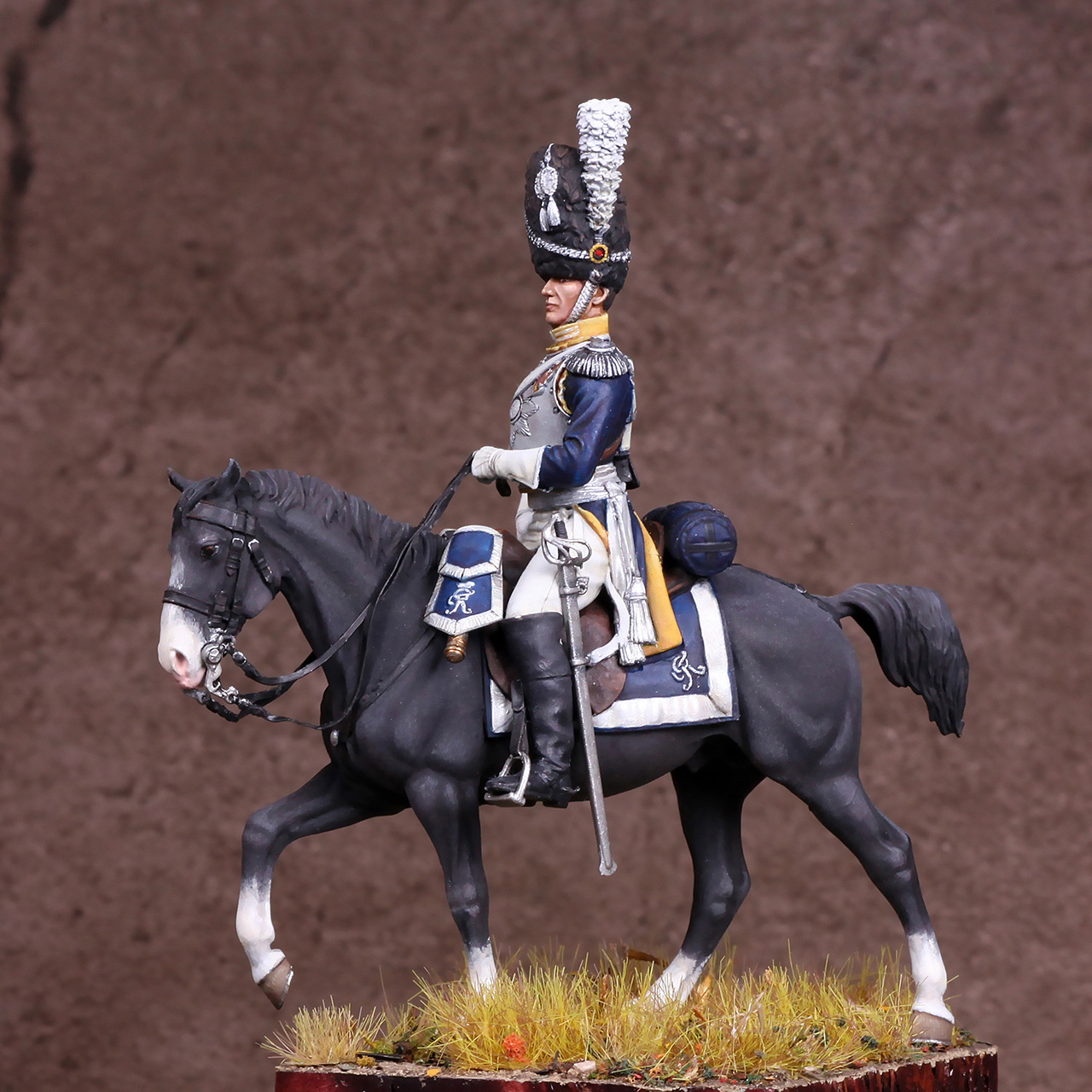 Фигурки: Офицер гвардейских конных гренадеров, Вюртемберг 1809-14 гг., фото #3