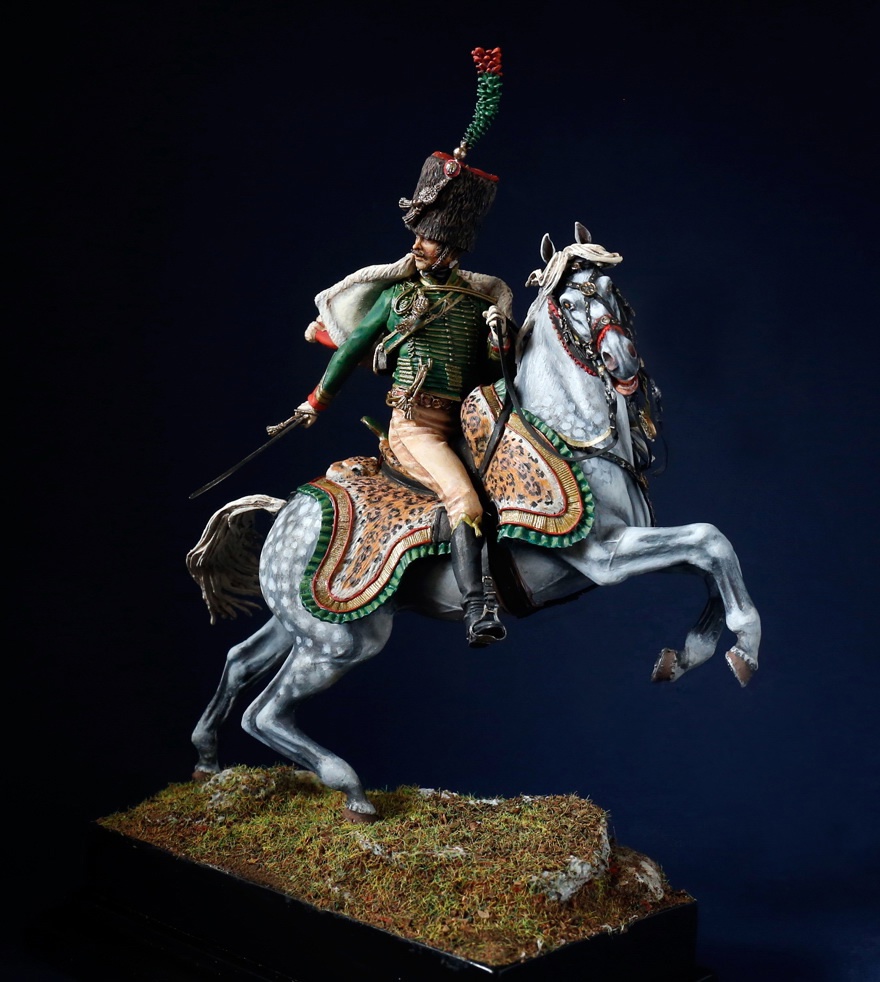 Фигурки: Офицер конных егерей императорской гвардии, идущий в атаку., фото #2