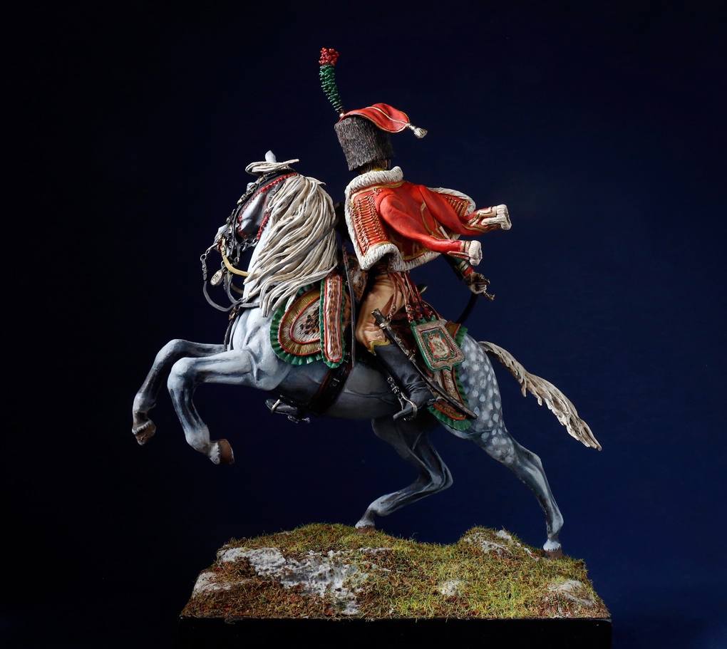 Фигурки: Офицер конных егерей императорской гвардии, идущий в атаку., фото #3