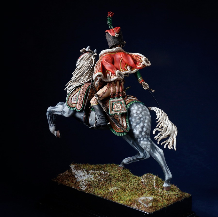 Фигурки: Офицер конных егерей императорской гвардии, идущий в атаку., фото #4