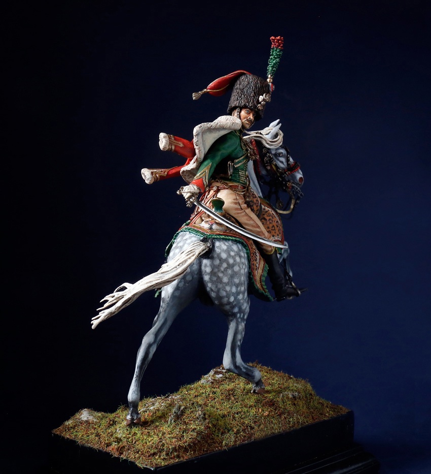 Фигурки: Офицер конных егерей императорской гвардии, идущий в атаку., фото #5