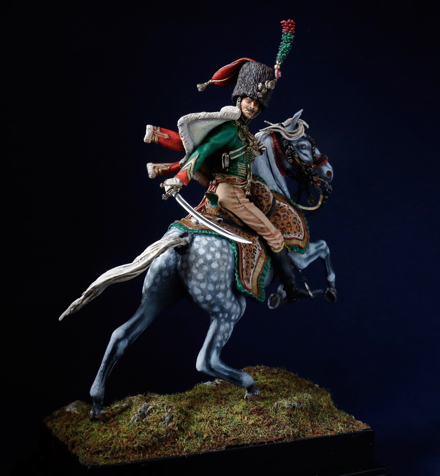 Фигурки: Офицер конных егерей императорской гвардии, идущий в атаку., фото #6
