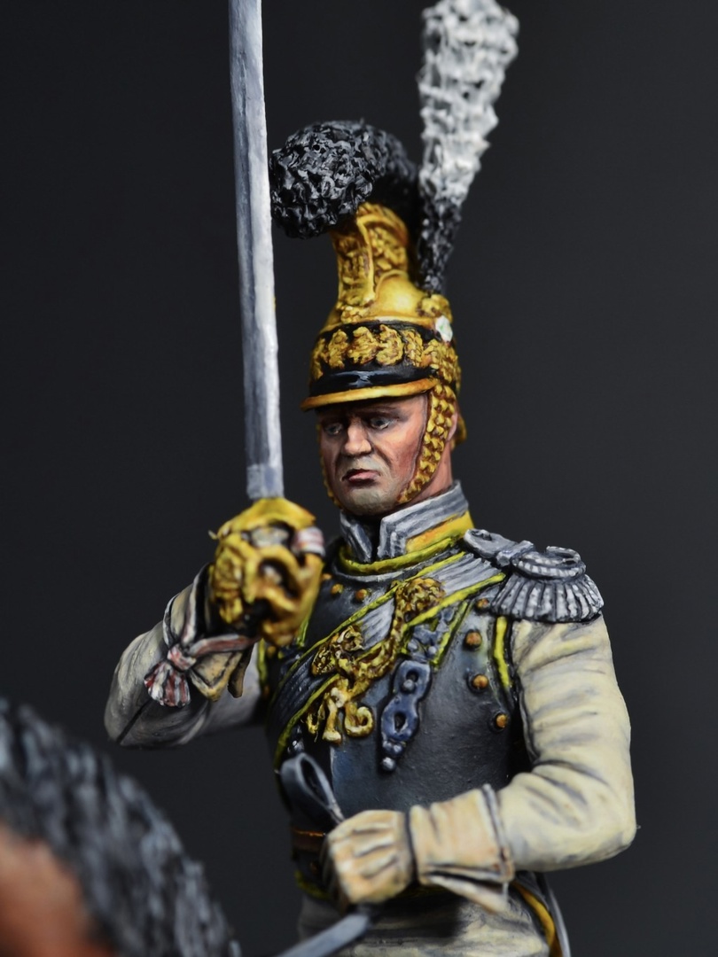 Figures: Officer, Saxon cuirassiers, 1810-13, photo #10