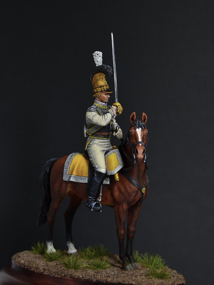 Figures: Officer, Saxon cuirassiers, 1810-13, photo #8