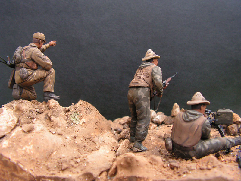 Dioramas and Vignettes: At the fire position. Afghanistan 1989, photo #4