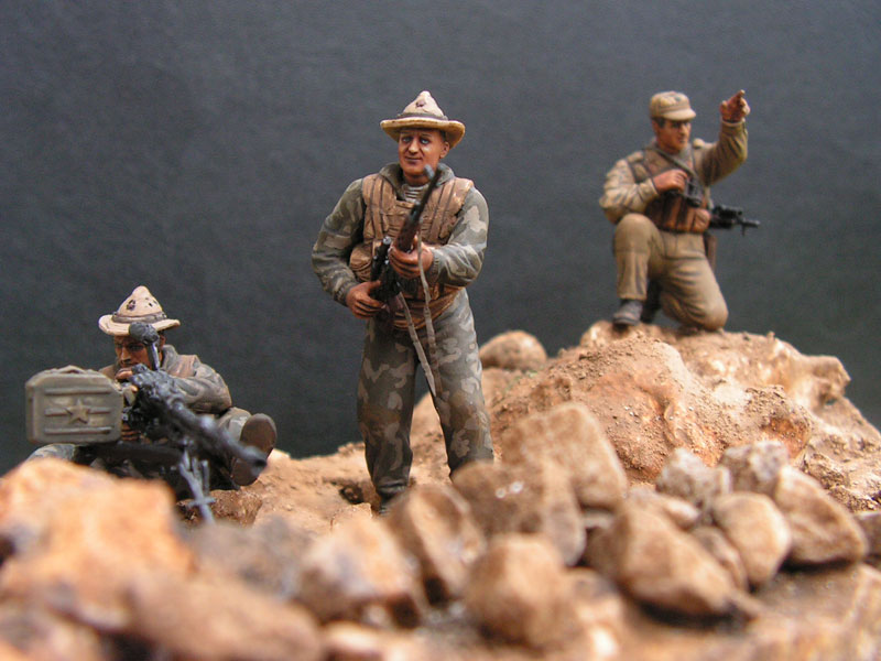 Dioramas and Vignettes: At the fire position. Afghanistan 1989, photo #6