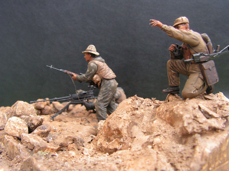 Dioramas and Vignettes: At the fire position. Afghanistan 1989, photo #7