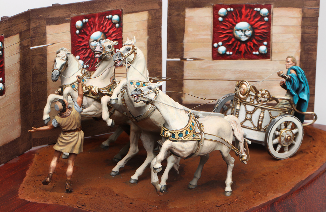 Dioramas and Vignettes: Roman quadriga, photo #1