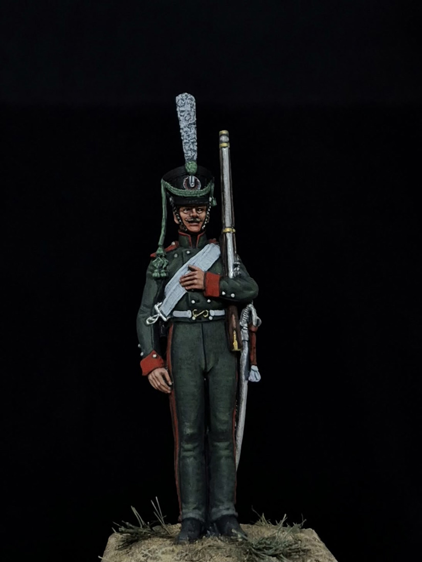 Фигурки: Рядовой армейского конно-егерского полка. Россия, 1812-14гг, фото #1