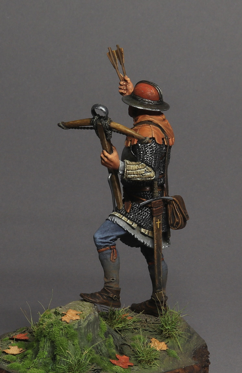 Figures: Crossbowman, 14th century, photo #6