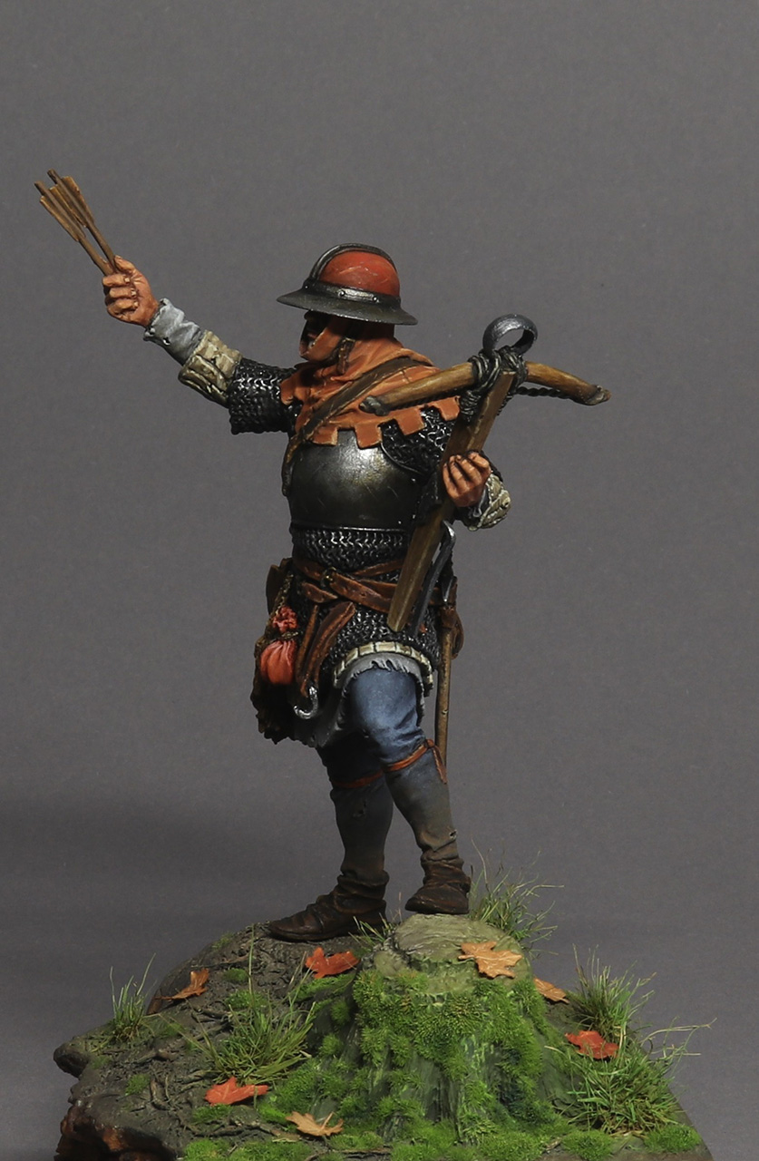 Figures: Crossbowman, 14th century, photo #7