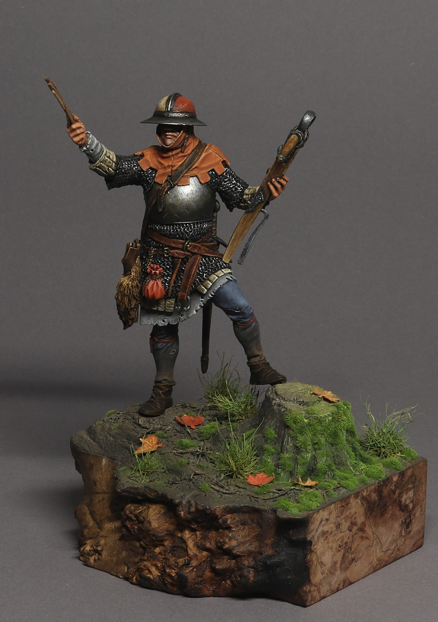 Figures: Crossbowman, 14th century, photo #9