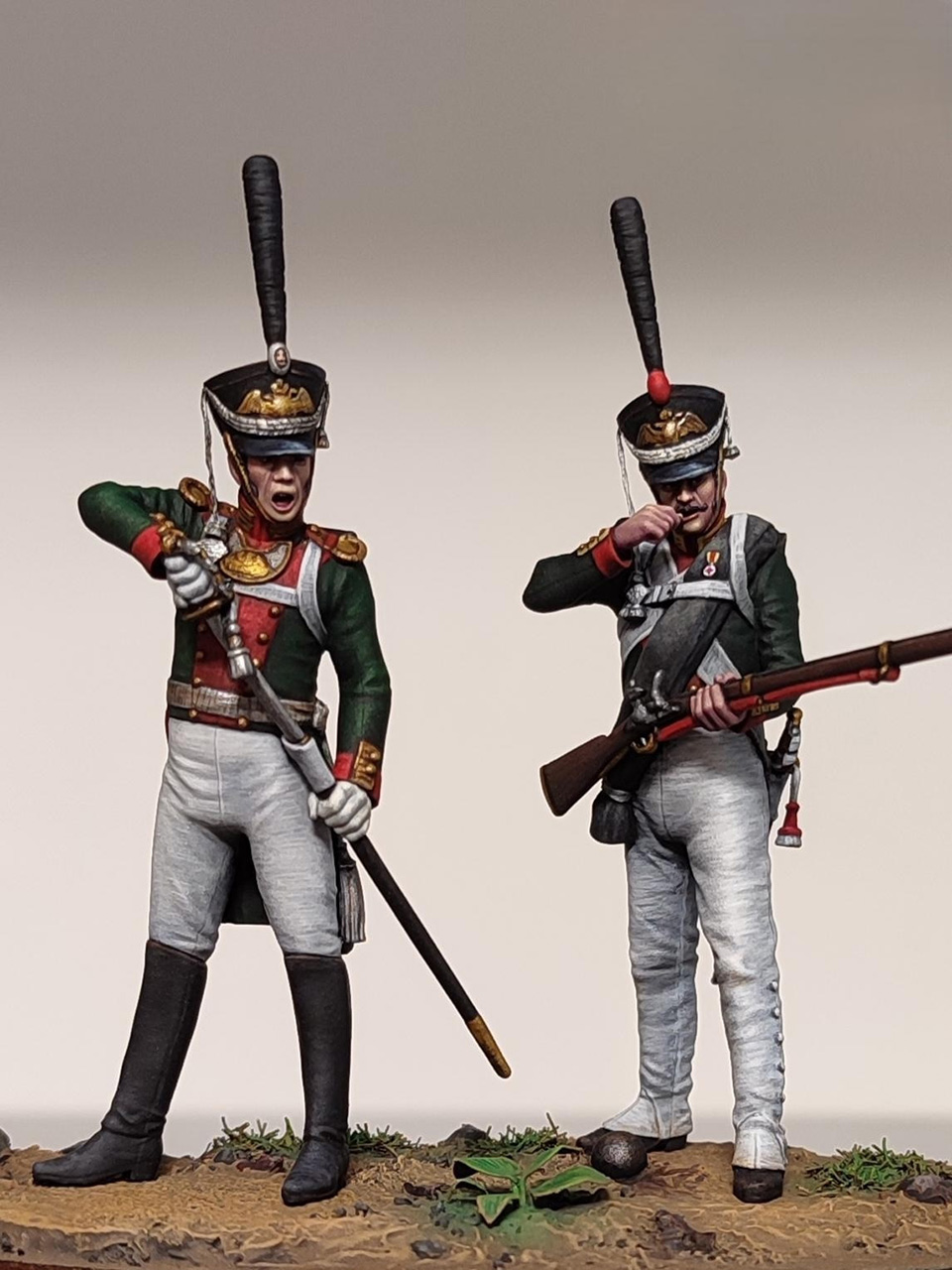 Фигурки: Офицер и рядовой Лейб-гвардии Литовского полка, фото #1