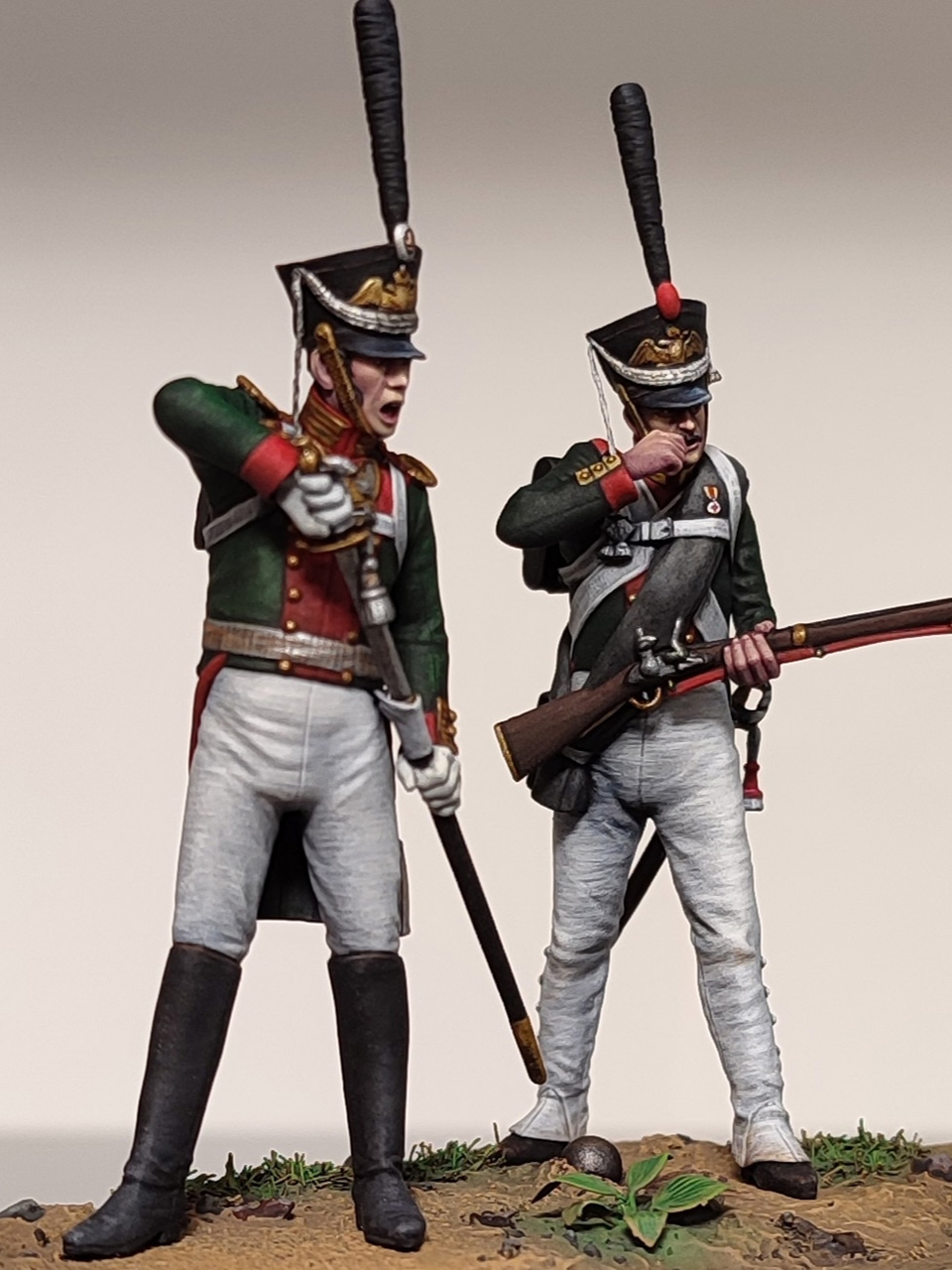 Фигурки: Офицер и рядовой Лейб-гвардии Литовского полка, фото #2