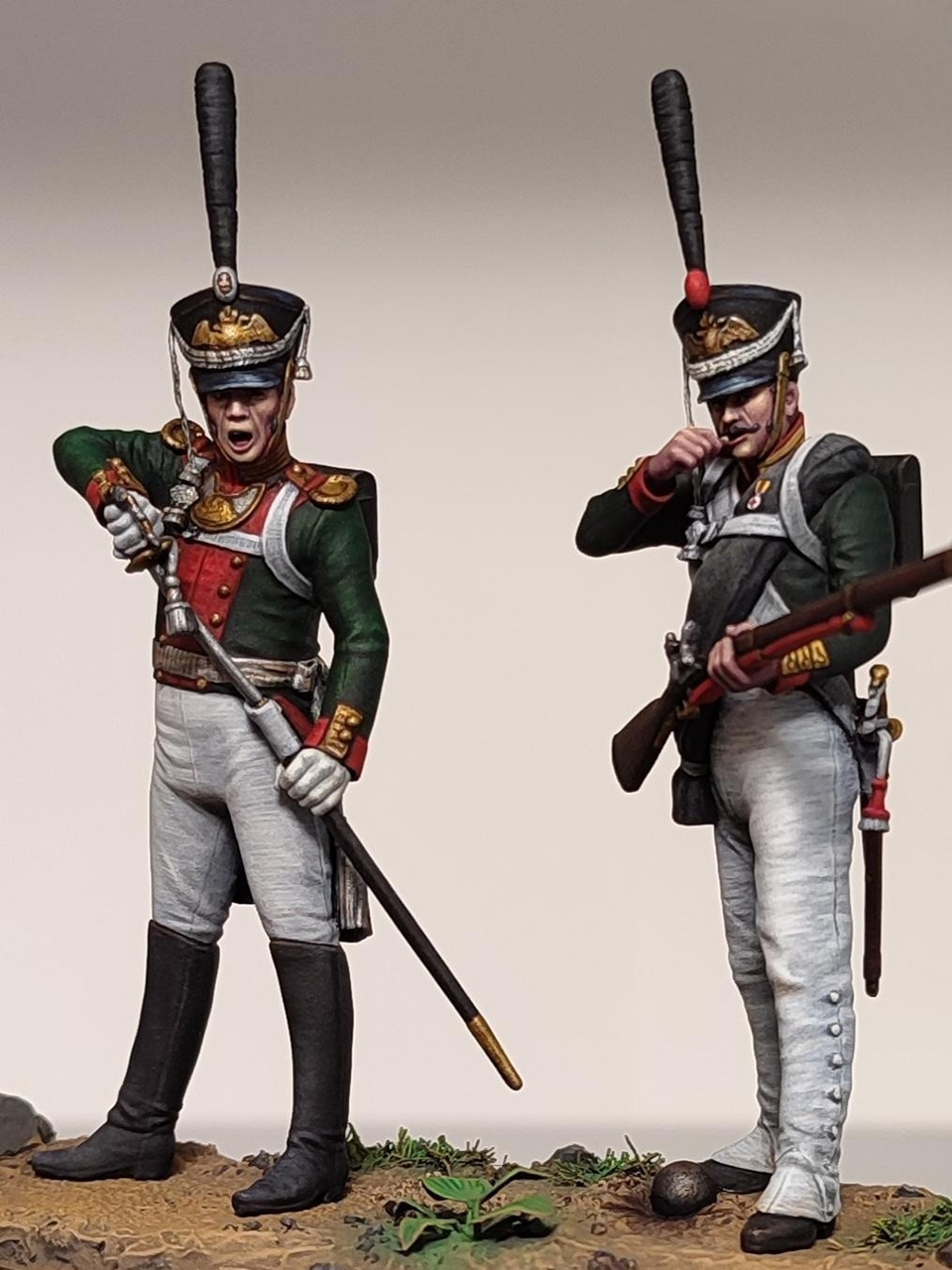Фигурки: Офицер и рядовой Лейб-гвардии Литовского полка, фото #4