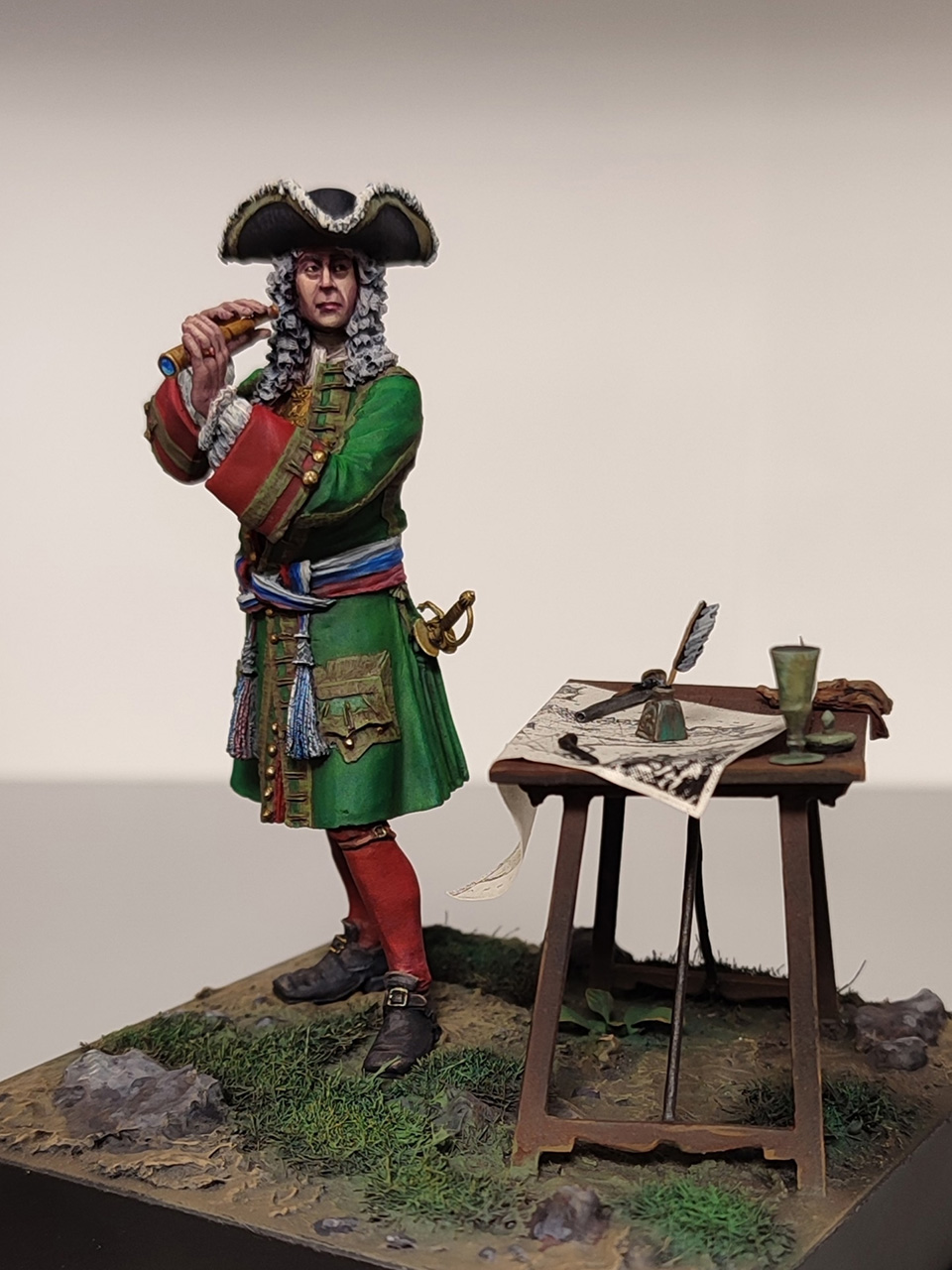 Фигурки: Офицер русской армии, 1707-1713г., фото #1