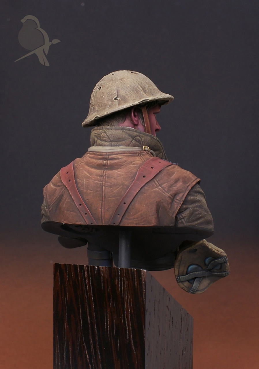 Figures: Lewis machine gunner, WWI, photo #4