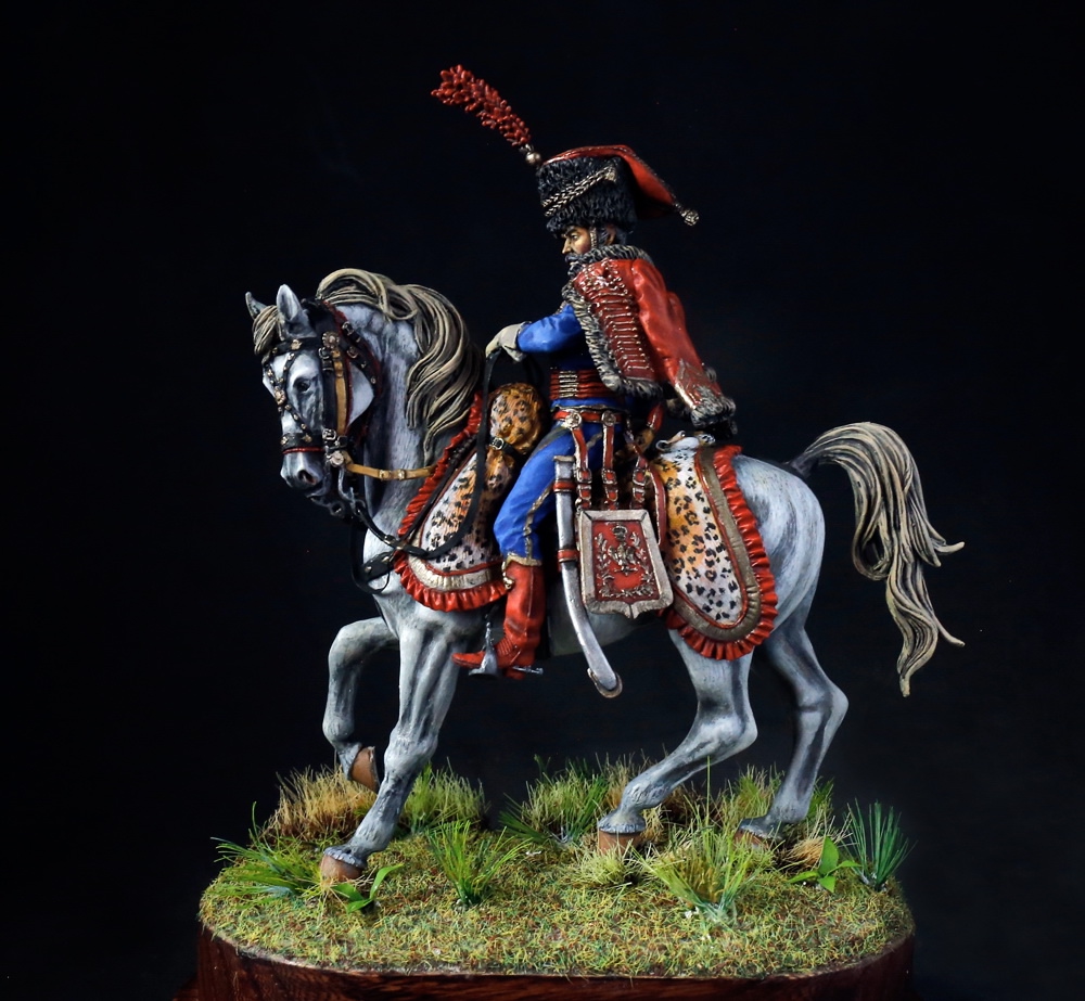 Figures: Captain, elite company of 4th Hussars, 1806-12, photo #3
