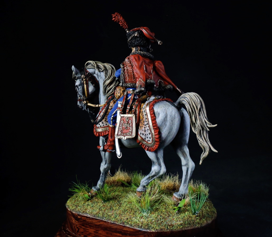 Figures: Captain, elite company of 4th Hussars, 1806-12, photo #4