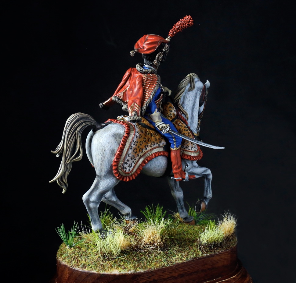 Figures: Captain, elite company of 4th Hussars, 1806-12, photo #5