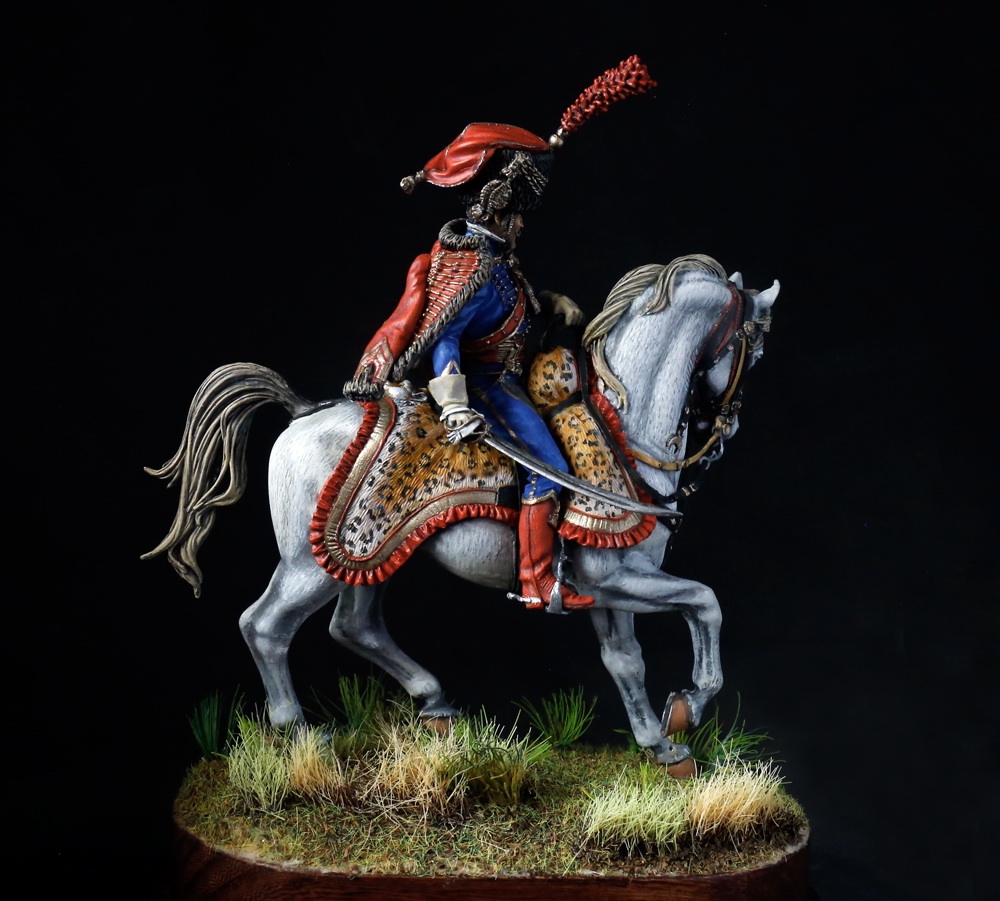 Фигурки: Капитан 4 гусарского полка, элитная рота, 1806-12, фото #6