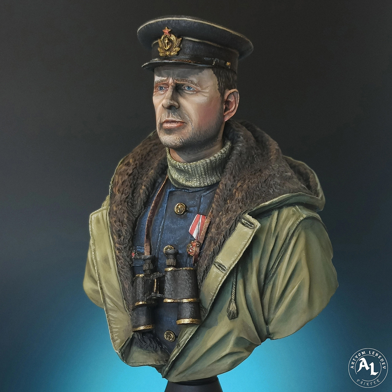 Figures: Soviet submarine commander, WW2, photo #1