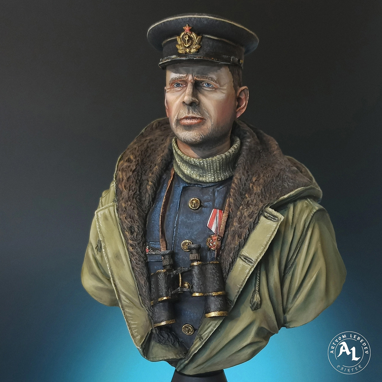 Figures: Soviet submarine commander, WW2, photo #2