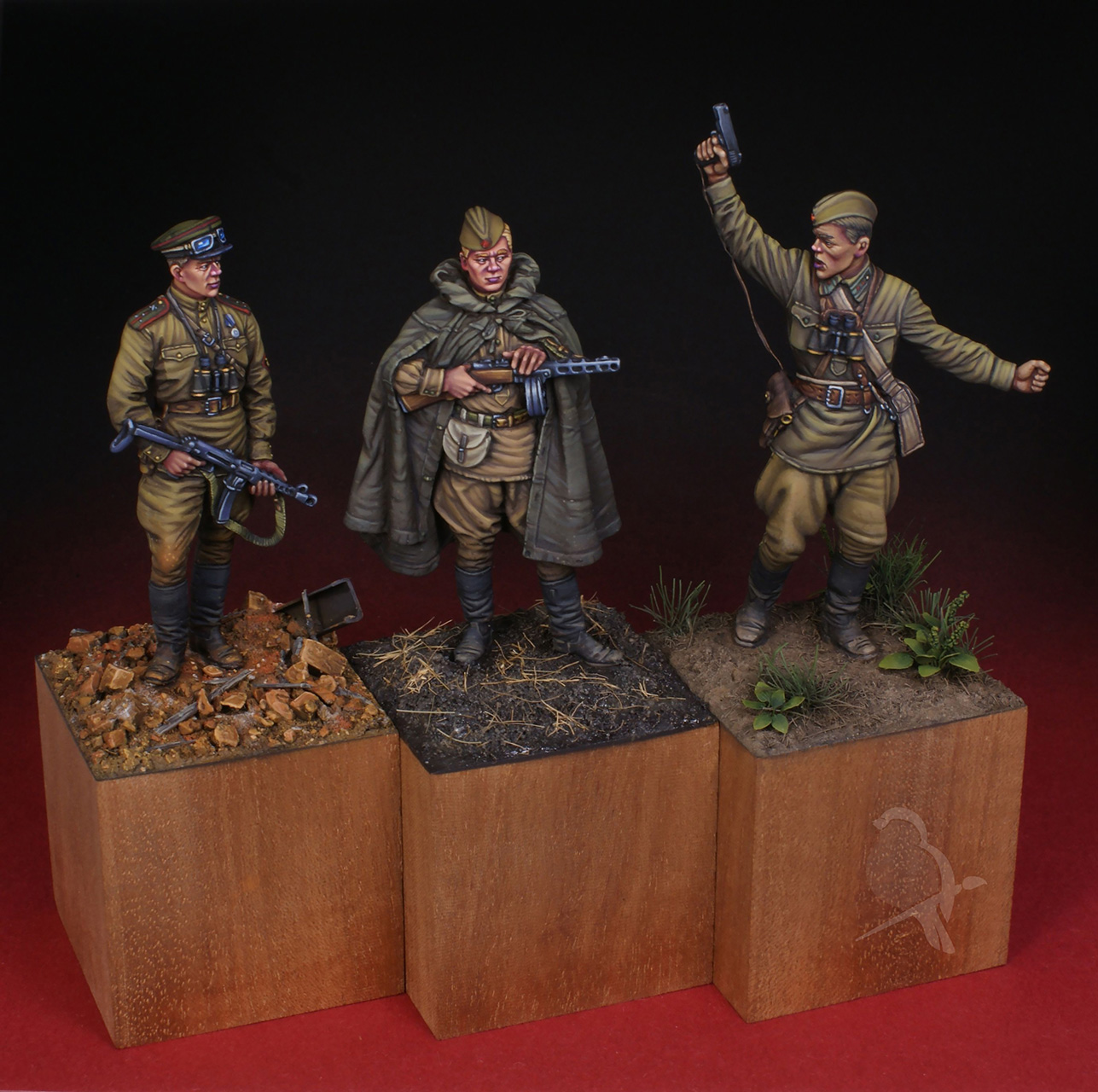 Figures: Red Army submashine gunner, 1943-45, photo #7