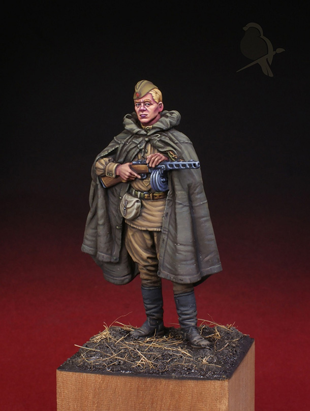 Figures: Red Army submashine gunner, 1943-45