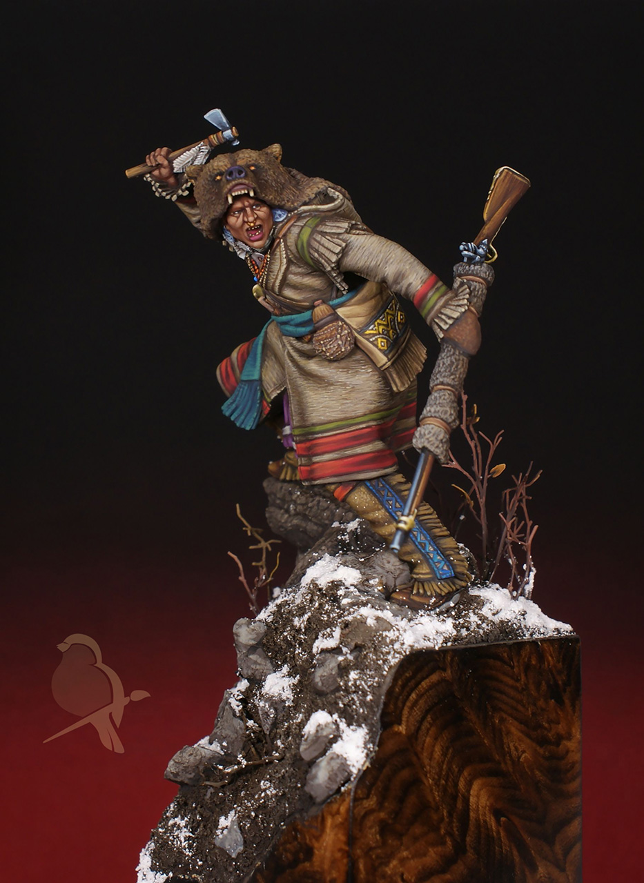 Figures: The Indian. Battle on Snowshoes, photo #1