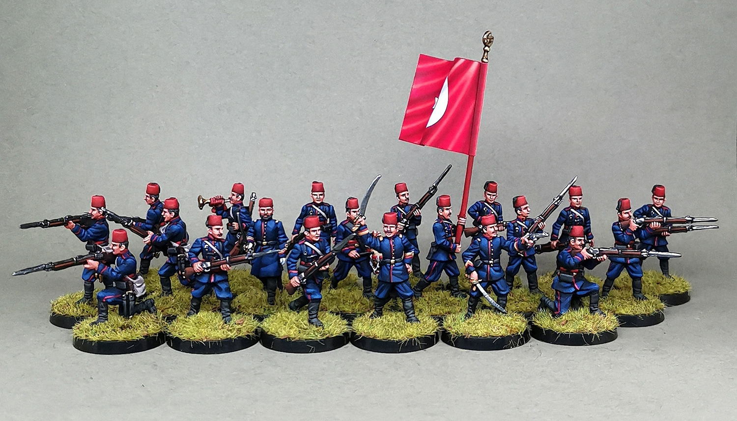 Figures: Ottoman army, Russo-Turkish war 1877-78, photo #2