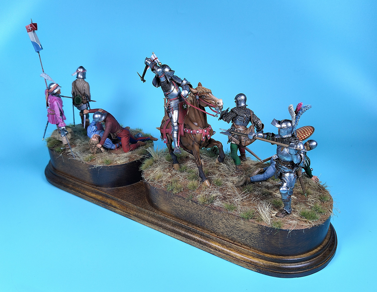 Диорамы и виньетки: Средневековое сражение, фото #10
