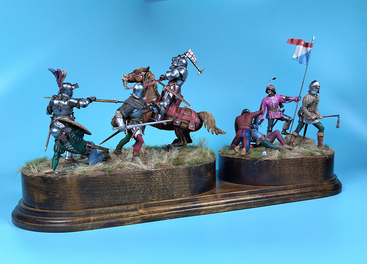 Диорамы и виньетки: Средневековое сражение, фото #4
