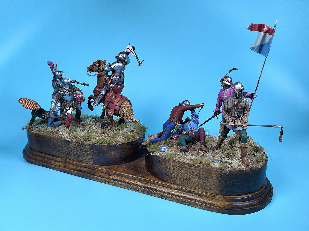Диорамы и виньетки: Средневековое сражение, фото #5