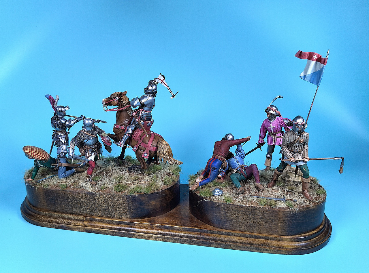 Диорамы и виньетки: Средневековое сражение, фото #7
