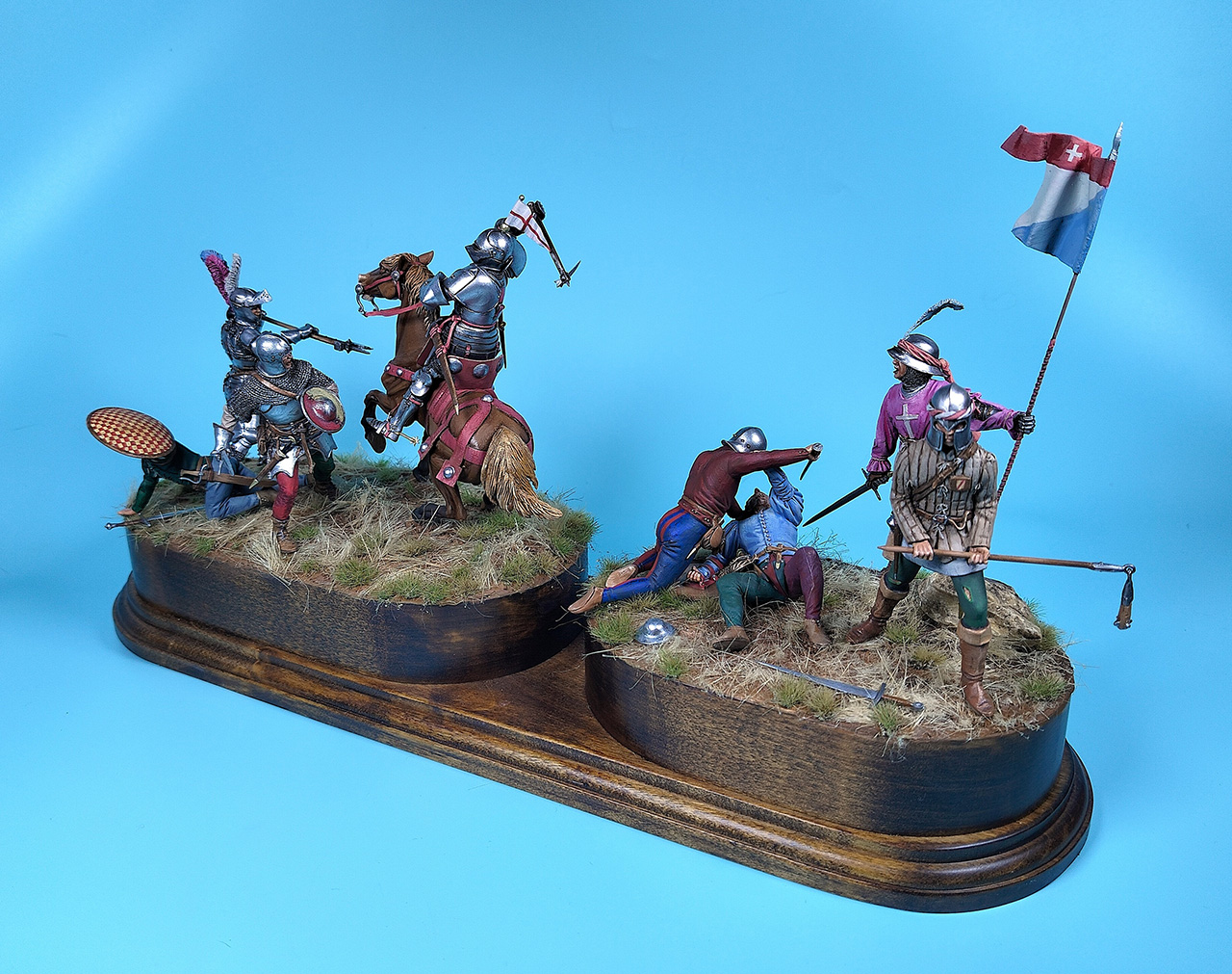 Диорамы и виньетки: Средневековое сражение, фото #8