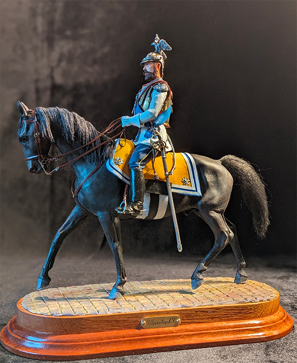 Фигурки: Николай II в форме Её Величества кирасирского полка