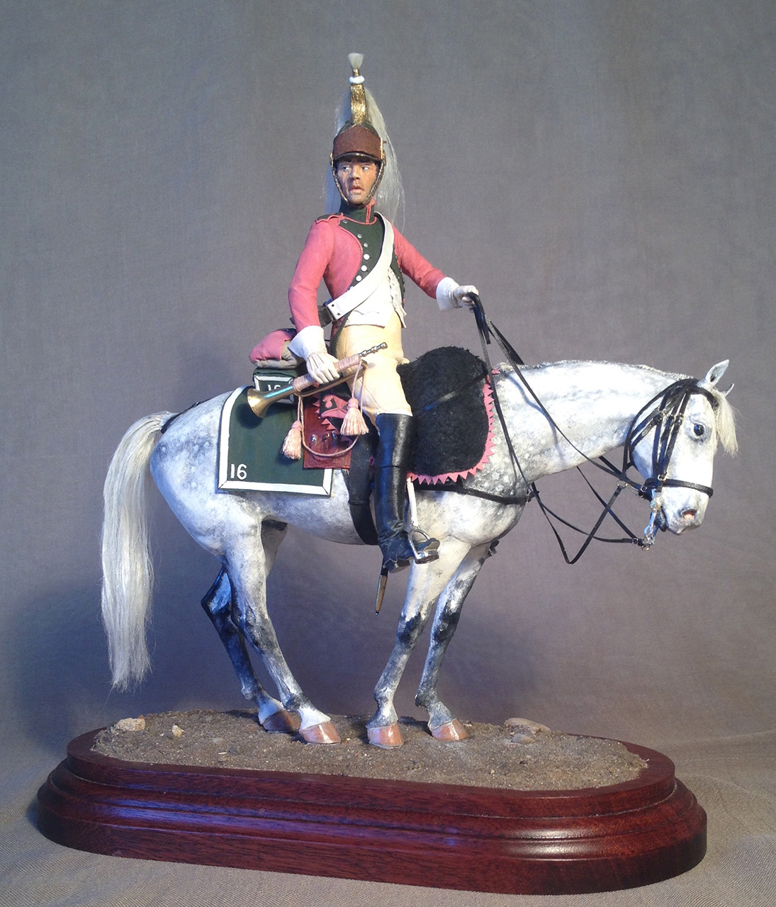 Фигурки: Трубач 16-го Драгунского полка. Франция, 1812 год, фото #2