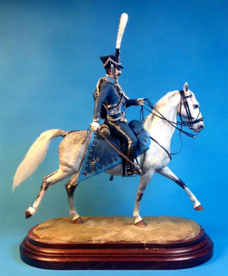 Фигурки: Обер-офицер Лубенского гусарского полка. Россия, 1812 год., фото #2