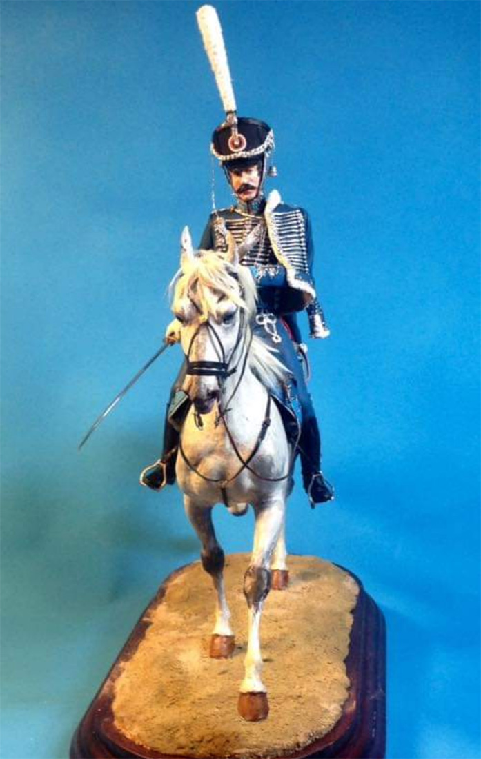 Фигурки: Обер-офицер Лубенского гусарского полка. Россия, 1812 год., фото #3