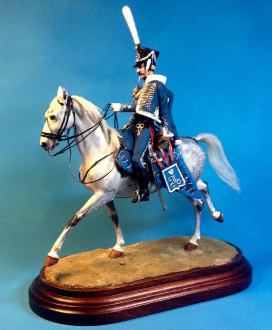 Фигурки: Обер-офицер Лубенского гусарского полка. Россия, 1812 год., фото #4