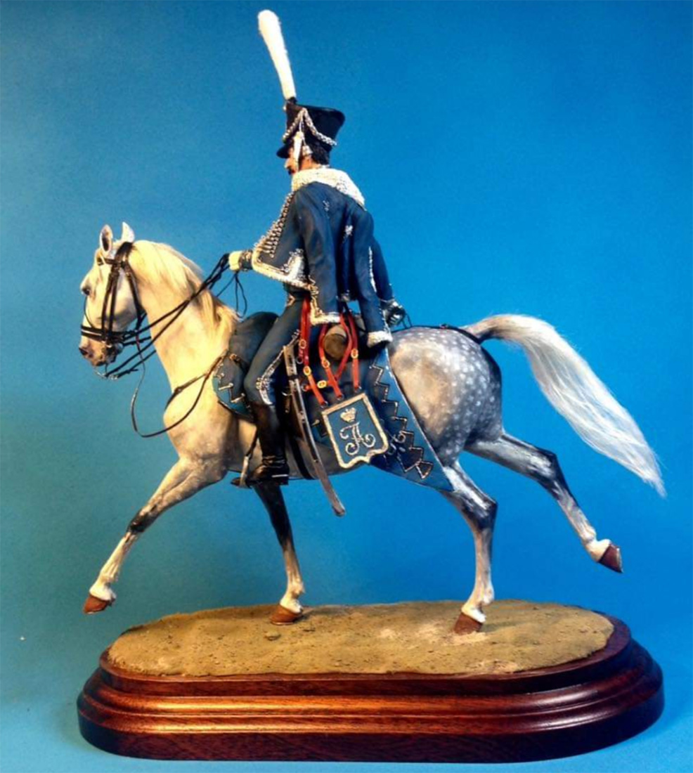 Фигурки: Обер-офицер Лубенского гусарского полка. Россия, 1812 год., фото #6