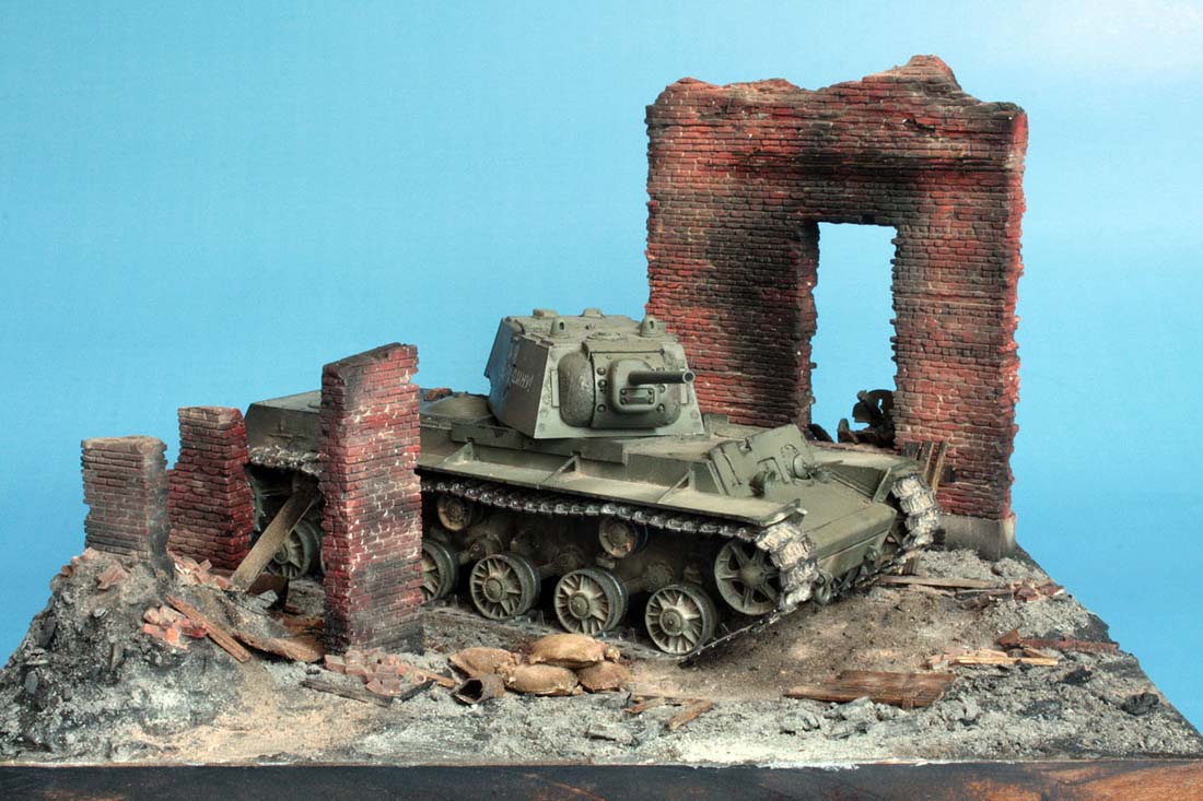 Диорамы и виньетки: КВ-1. Сталинград, осень 1942 г., фото #3