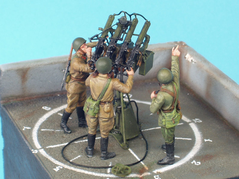 Dioramas and Vignettes: Soviet AA machine gun crew, photo #10