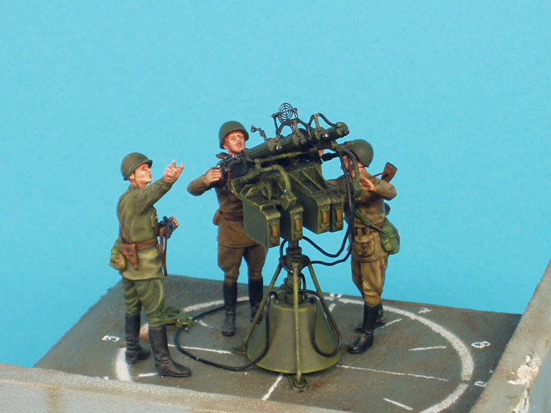 Dioramas and Vignettes: Soviet AA machine gun crew, photo #12