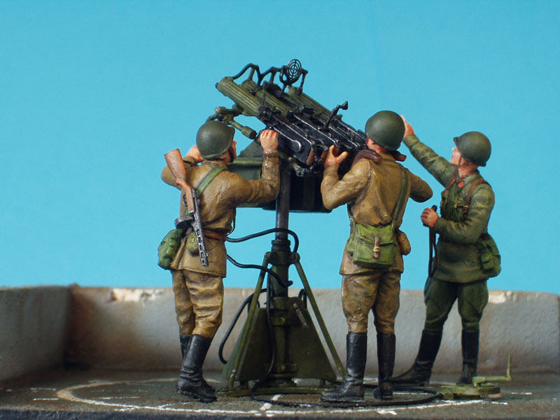 Dioramas and Vignettes: Soviet AA machine gun crew, photo #7