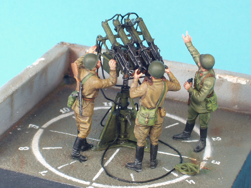Dioramas and Vignettes: Soviet AA machine gun crew, photo #8