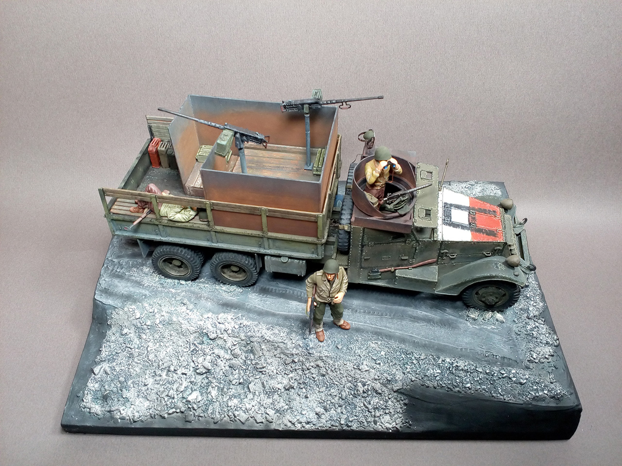Dioramas and Vignettes: Guntruck in Normandy (what if), photo #2
