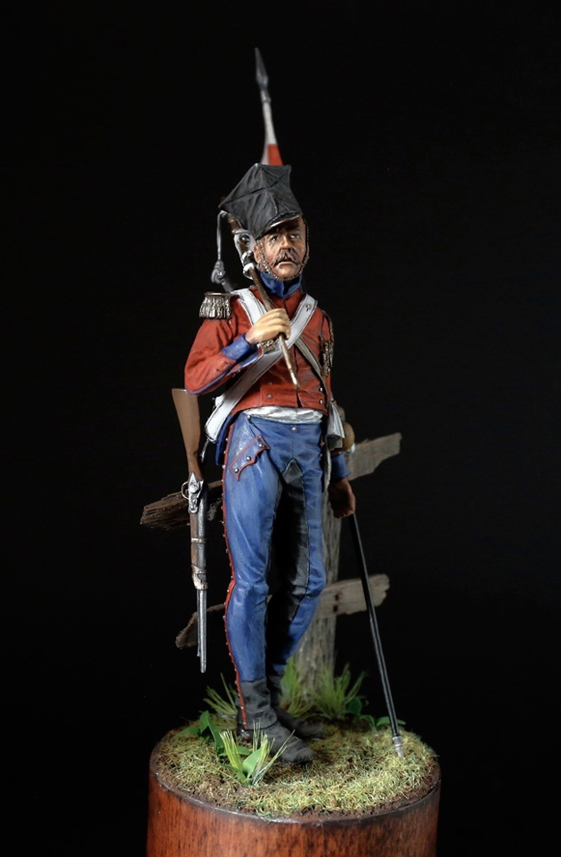 Figures: Red lancer, 1812, photo #2