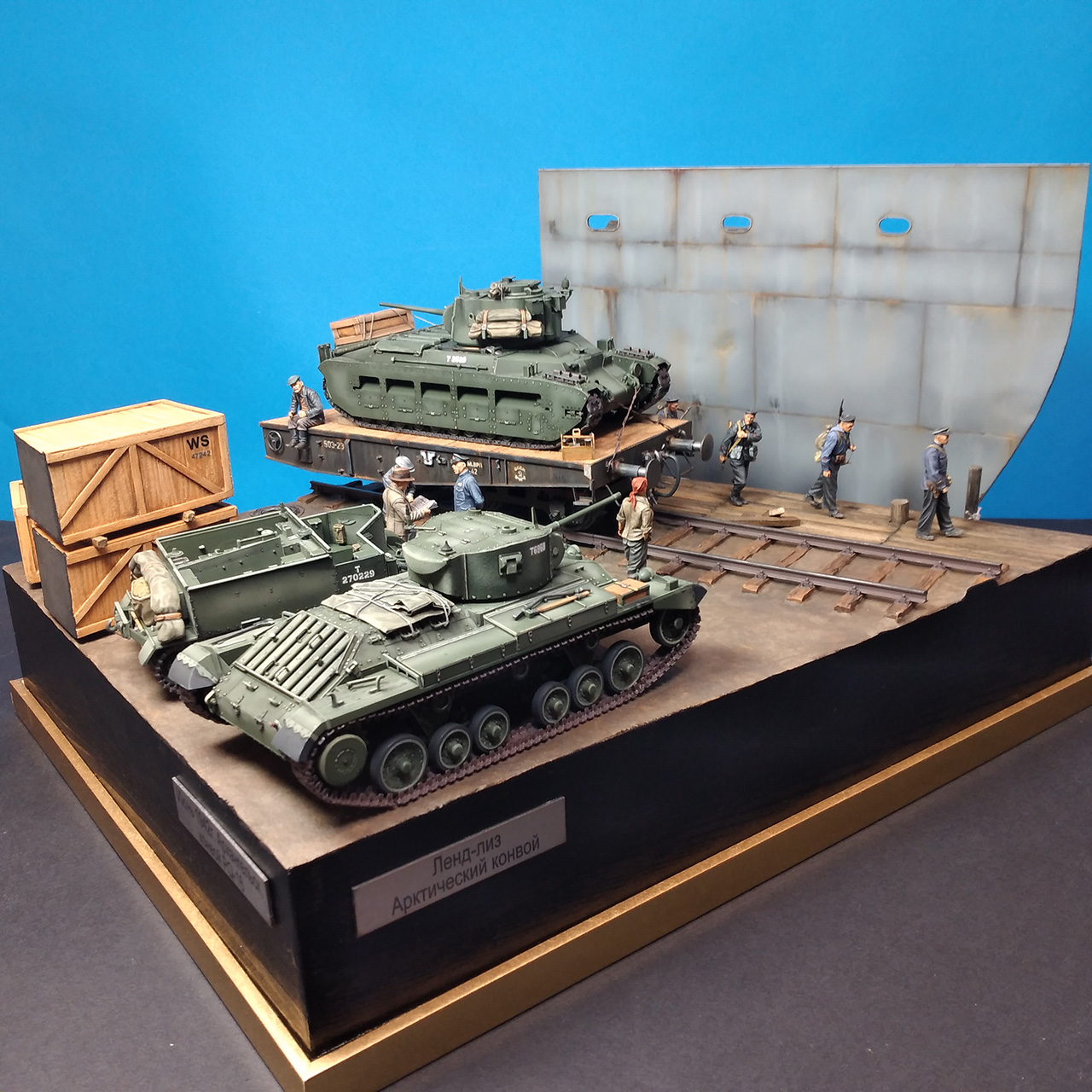 Диорамы и виньетки: Ленд-лиз. Арктический конвой, фото #1